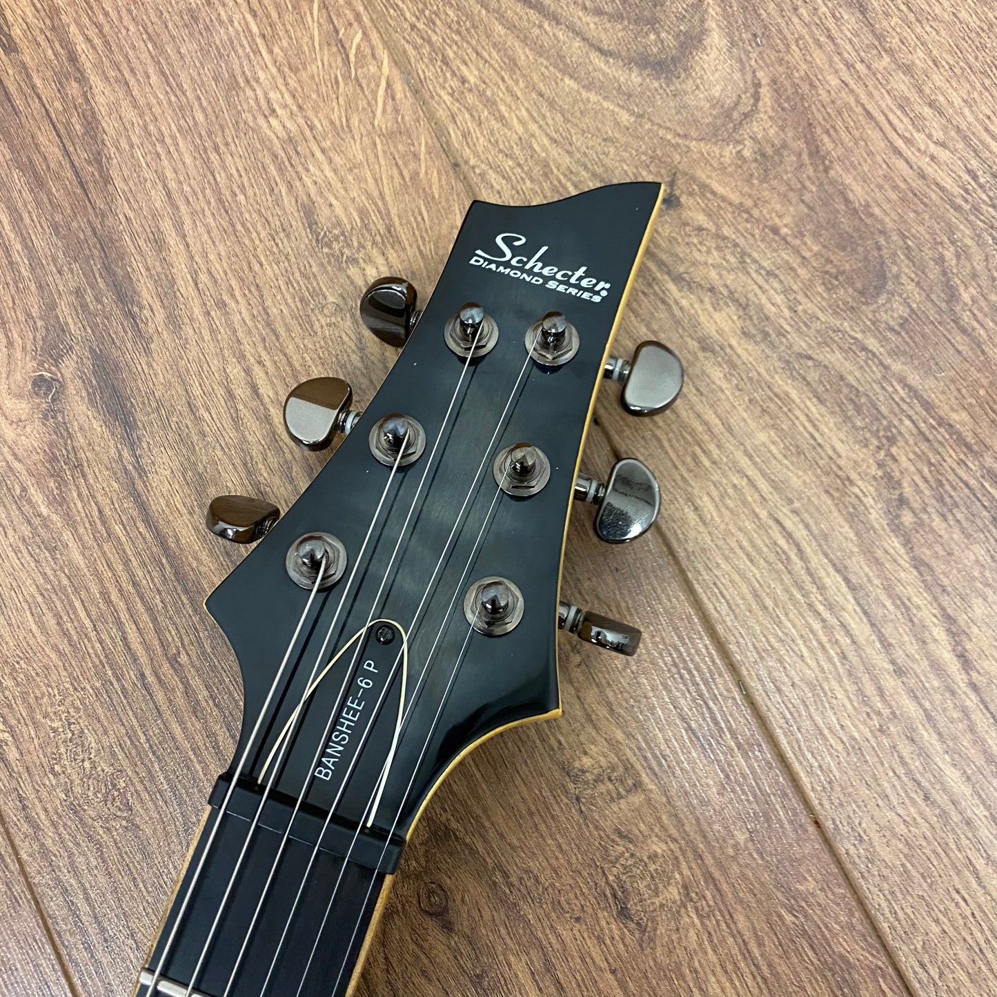 Pre-Owned Schecter Banshee 6 Passive - Trans Black Burst
