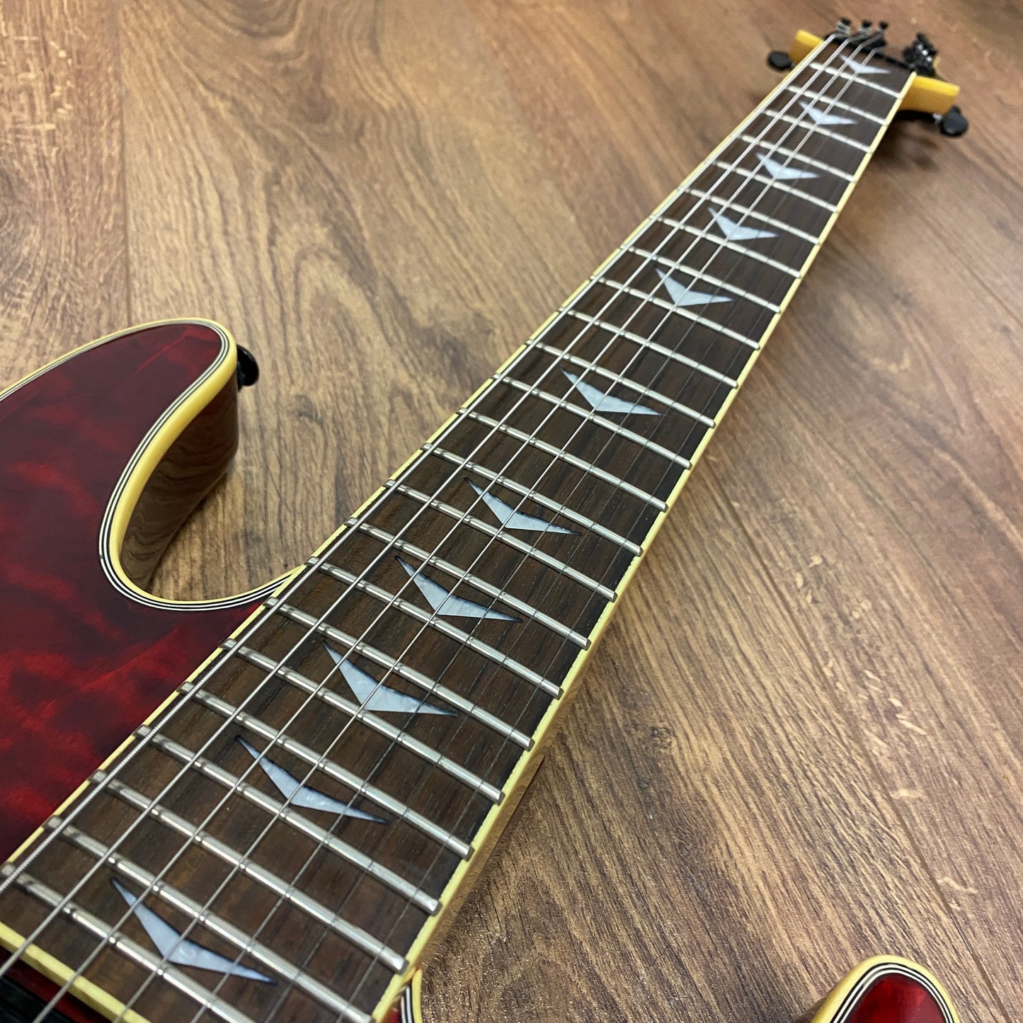 Pre-Owned Schecter Omen Extreme-7 - Black Cherry