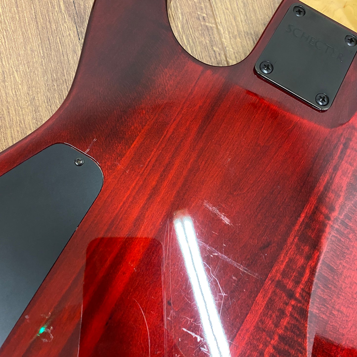 Pre-Owned Schecter Omen Extreme-7 - Black Cherry