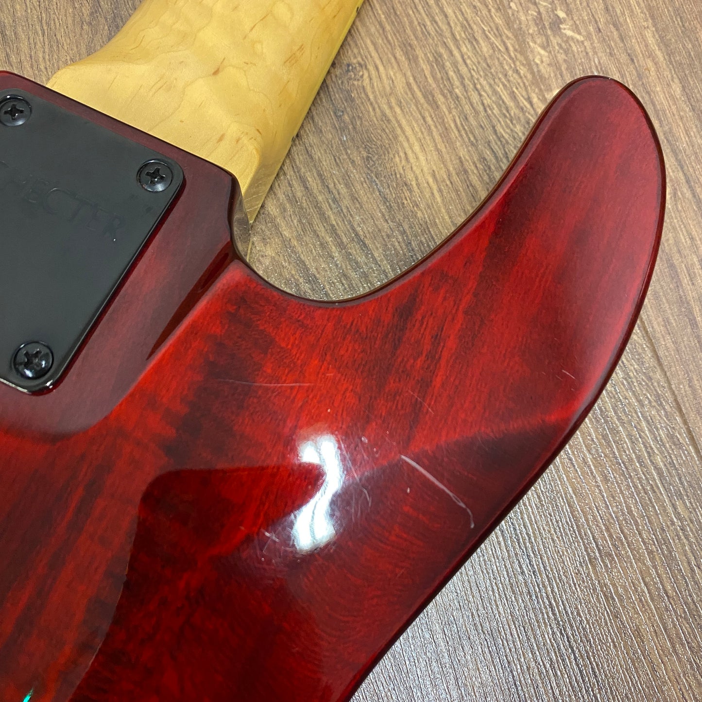 Pre-Owned Schecter Omen Extreme-7 - Black Cherry