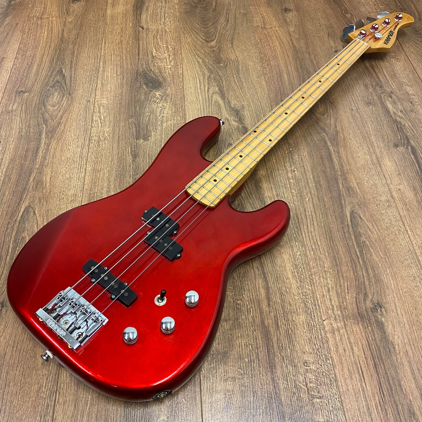 Pre-Owned Kramer Striker 700 ST Bass - Candy Apple Red - 1980's