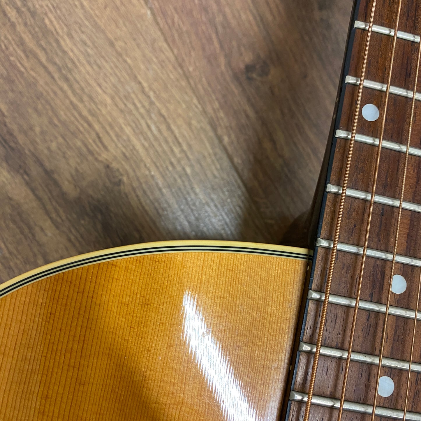 Pre-Owned Epiphone AJ 15E Electro-Acoustic - Natural