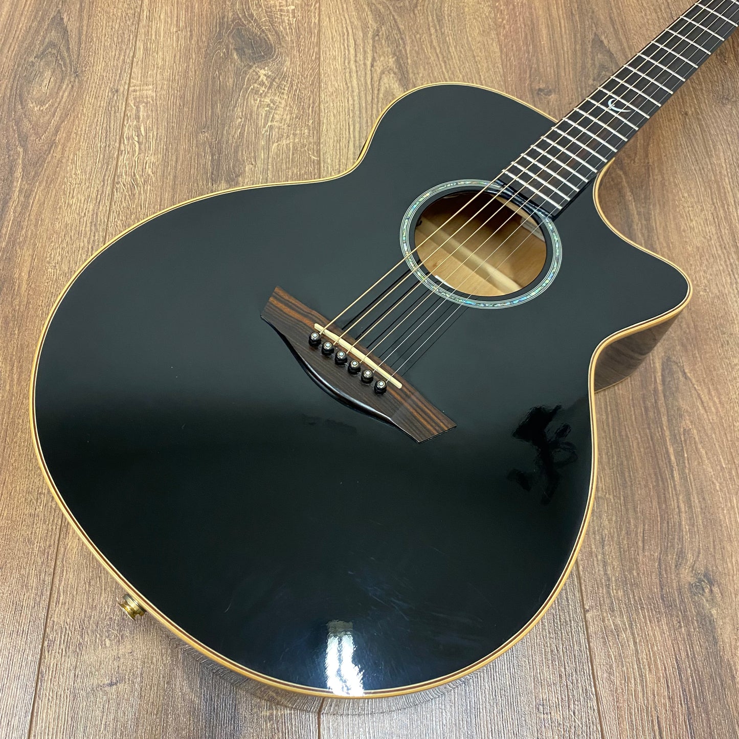 Pre-Owned Faith Eclipse Venus Cutaway Electro-Acoustic - Black