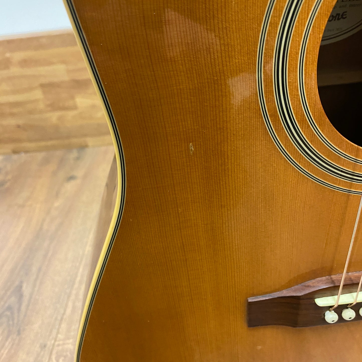 Pre-Owned Epiphone AJ 15E Electro-Acoustic - Natural