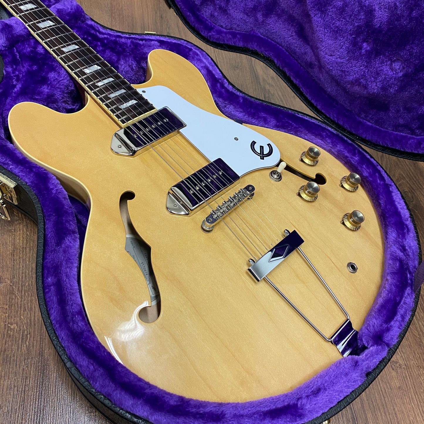Pre-Owned Epiphone Japan Elitist 1965 Casino - Natural - 2017