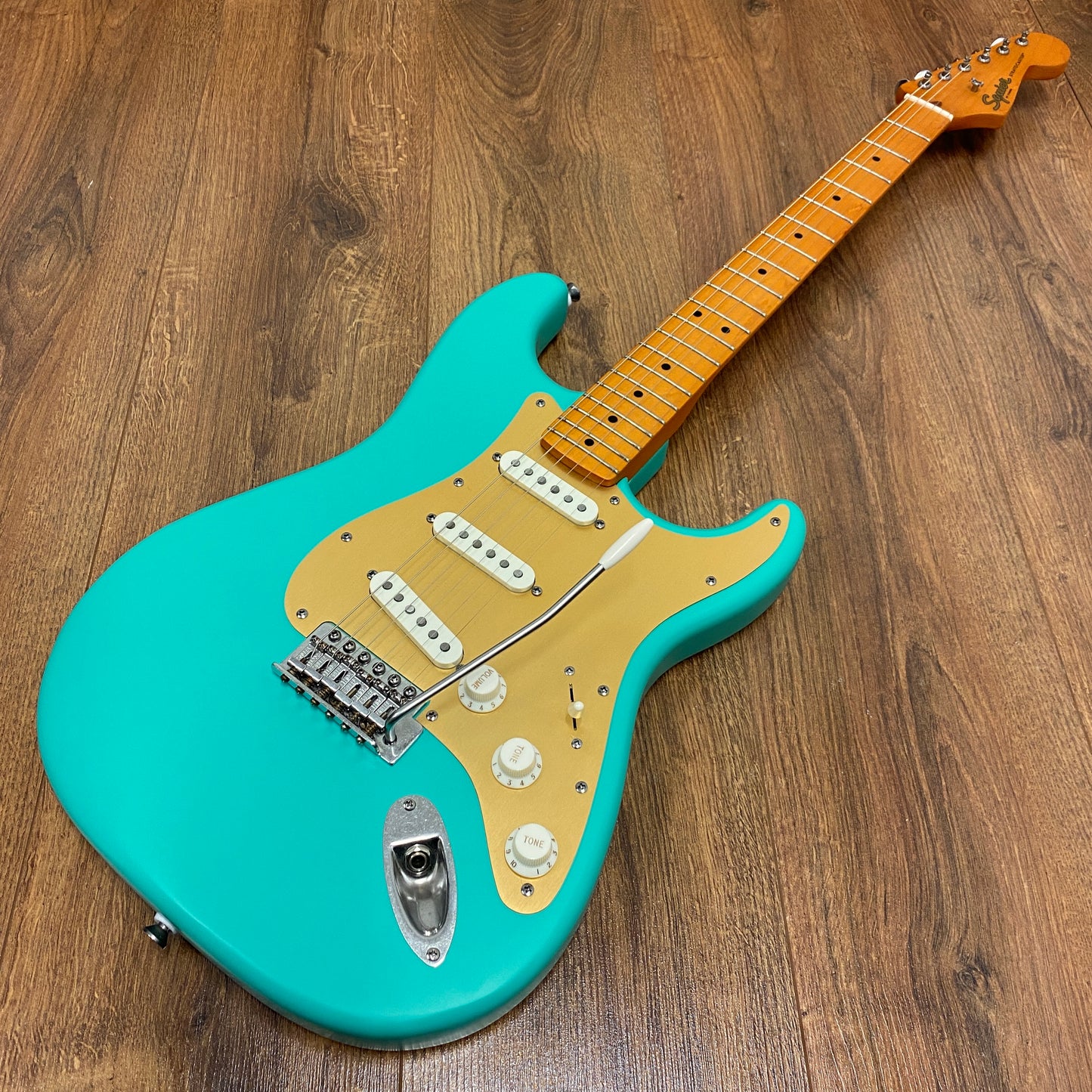 Pre-Owned Squier 40th Anniversary Stratocaster - Satin Sea Foam Green