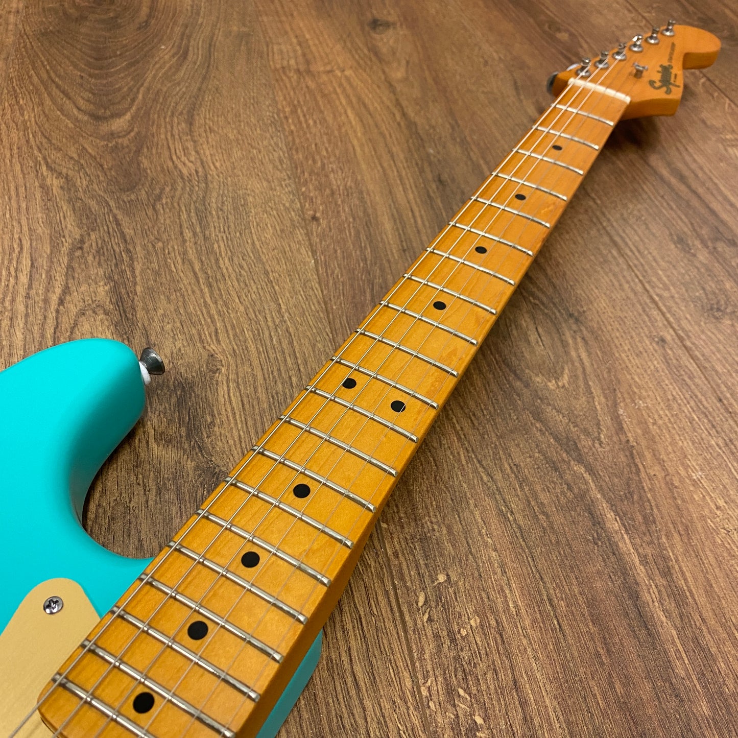 Pre-Owned Squier 40th Anniversary Stratocaster - Satin Sea Foam Green