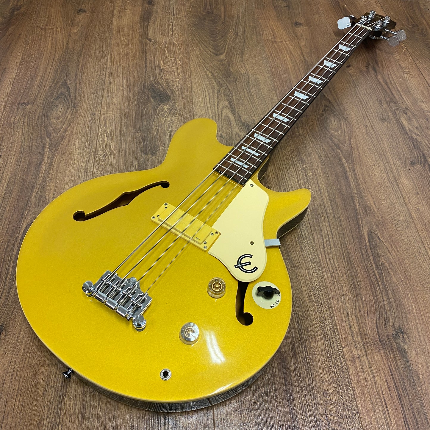 Pre-Owned Epiphone MIK Jack Casady Bass - Metallic Gold - 2004