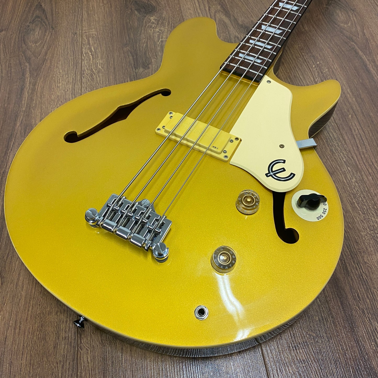 Pre-Owned Epiphone MIK Jack Casady Bass - Metallic Gold - 2004