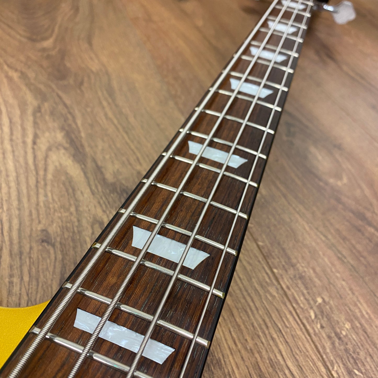 Pre-Owned Epiphone MIK Jack Casady Bass - Metallic Gold - 2004