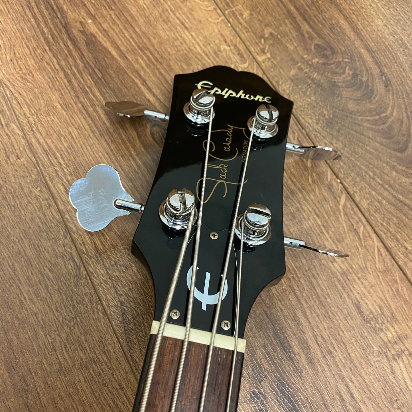 Pre-Owned Epiphone MIK Jack Casady Bass - Metallic Gold - 2004