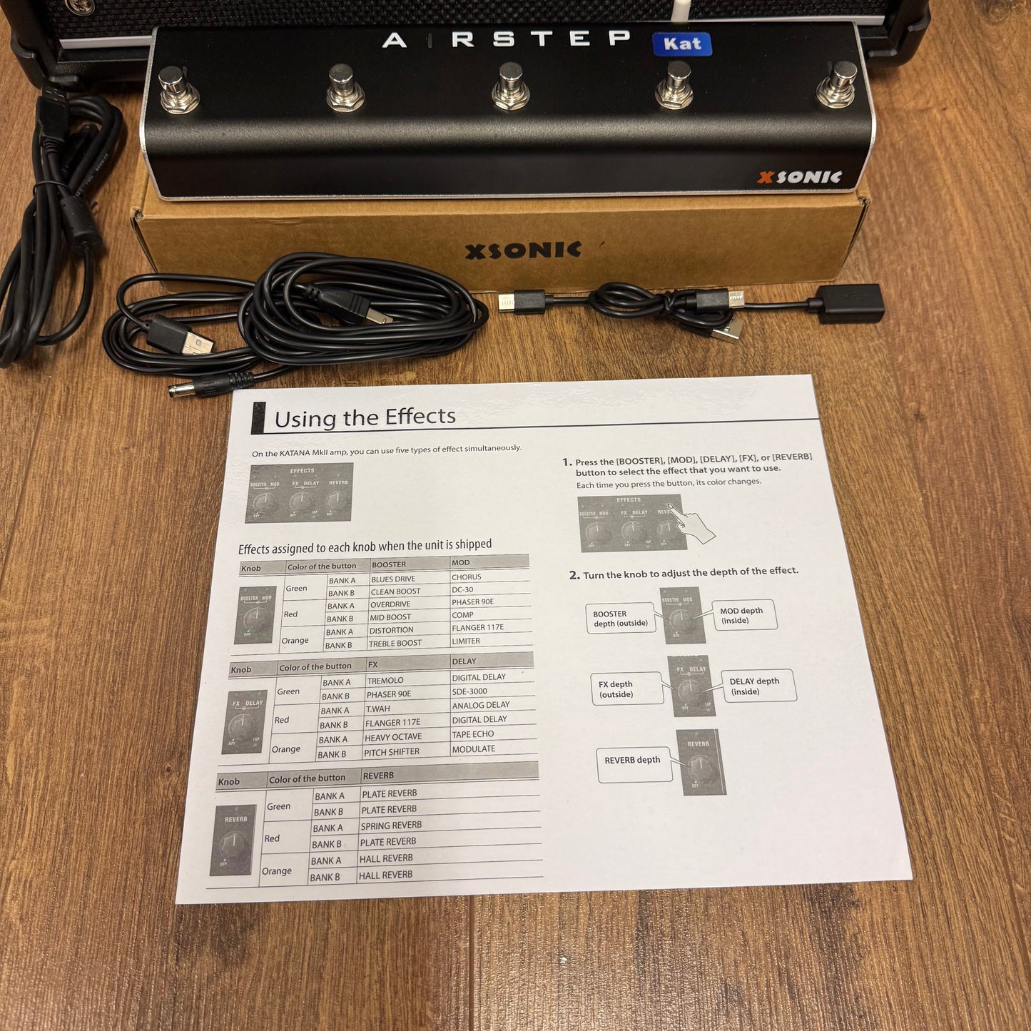 Pre-Owned Boss Katana 50 MkII 50w Combo Amp w/ Airstep Kat Controller