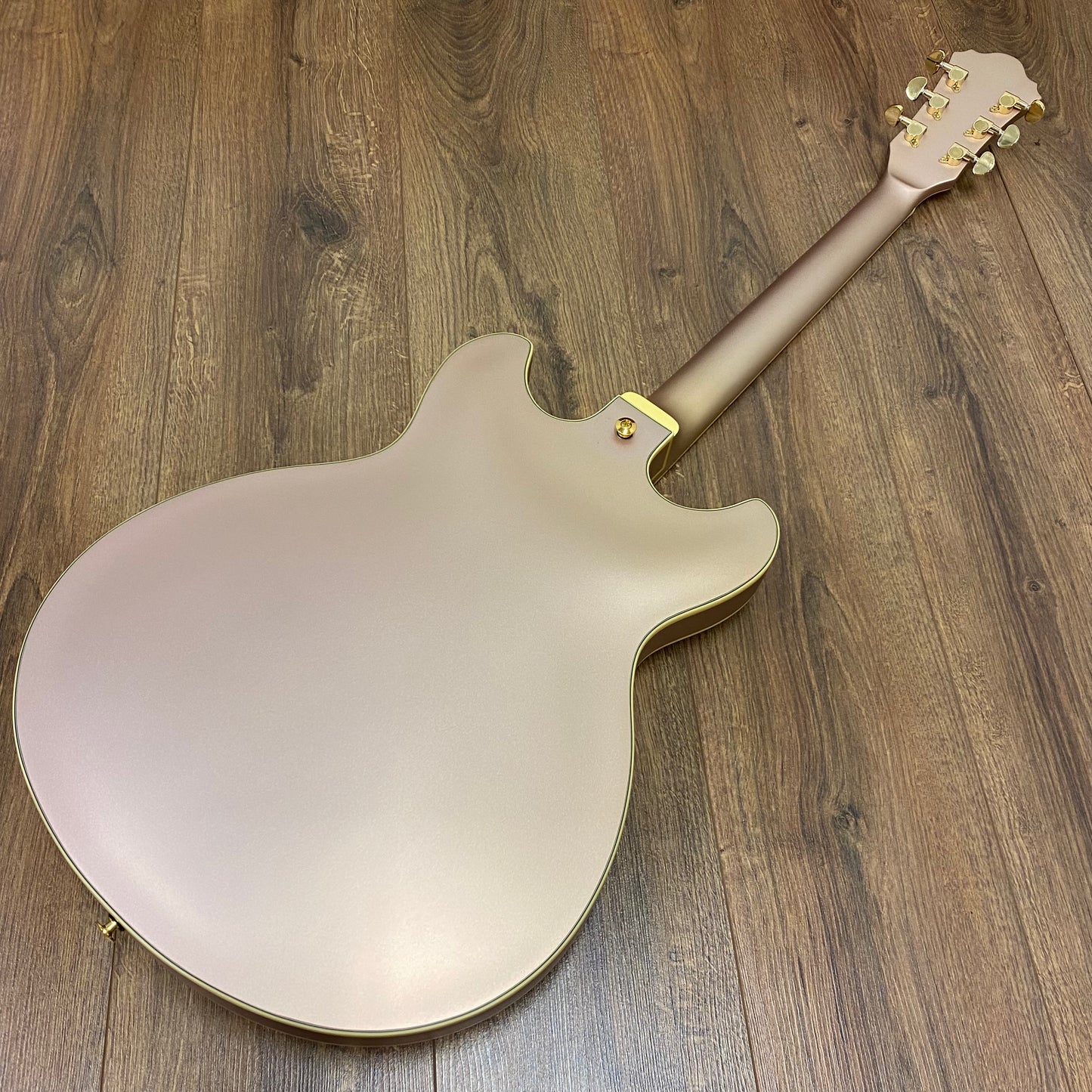 Pre-Owned Ibanez AS73G-RGF Artcore Semi-Hollow - Rose Gold Metallic Flat