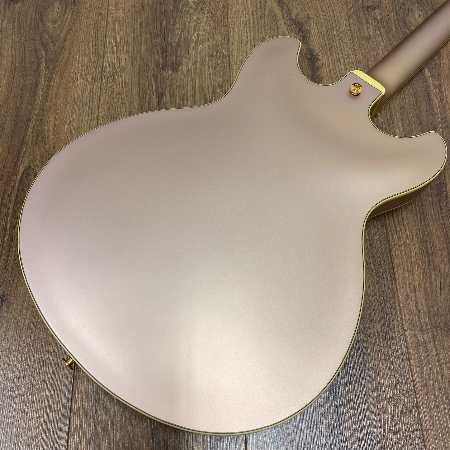 Pre-Owned Ibanez AS73G-RGF Artcore Semi-Hollow - Rose Gold Metallic Flat