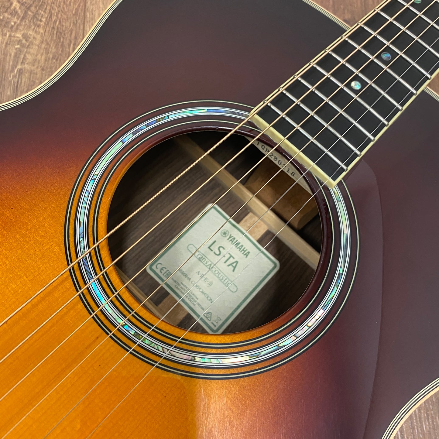 Pre-Owned Yamaha LS-TA TransAcoustic Concert Electro-Acoustic - Brown Sunburst