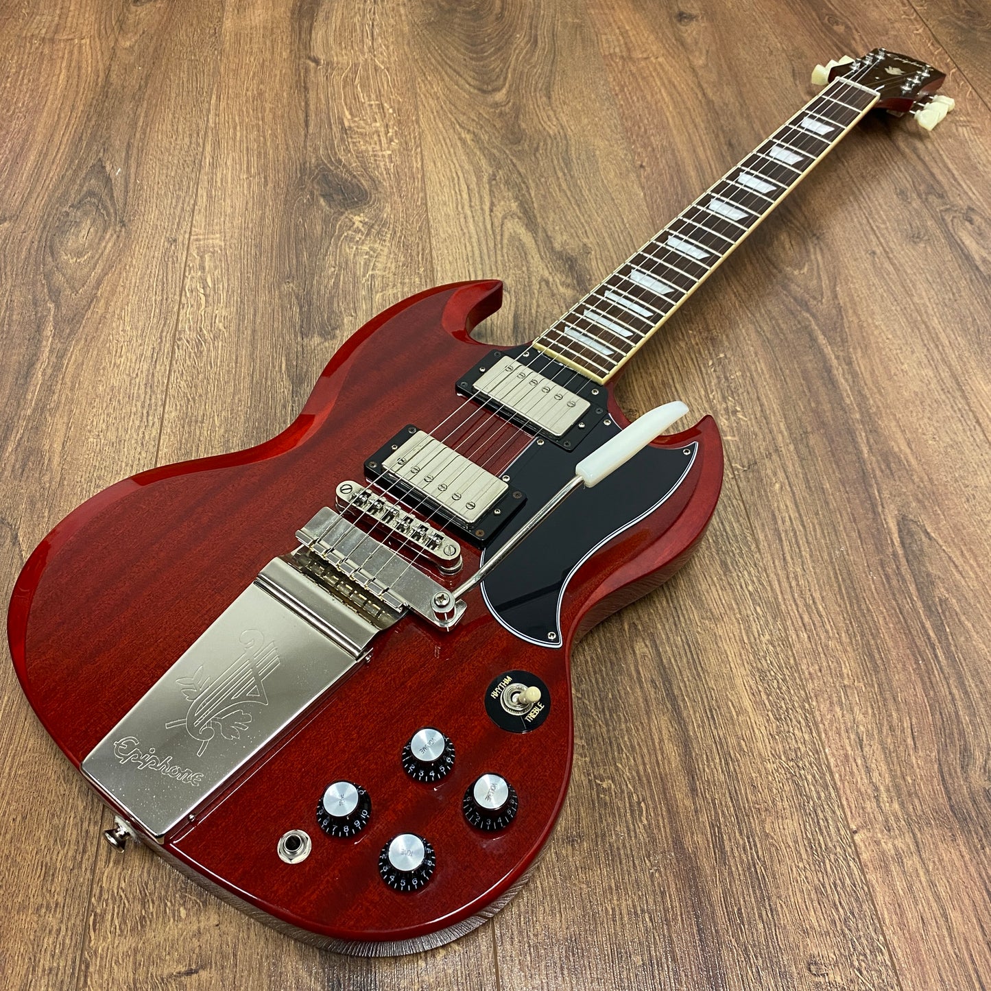 Pre-Owned Epiphone SG Standard Vibrola - Cherry Red
