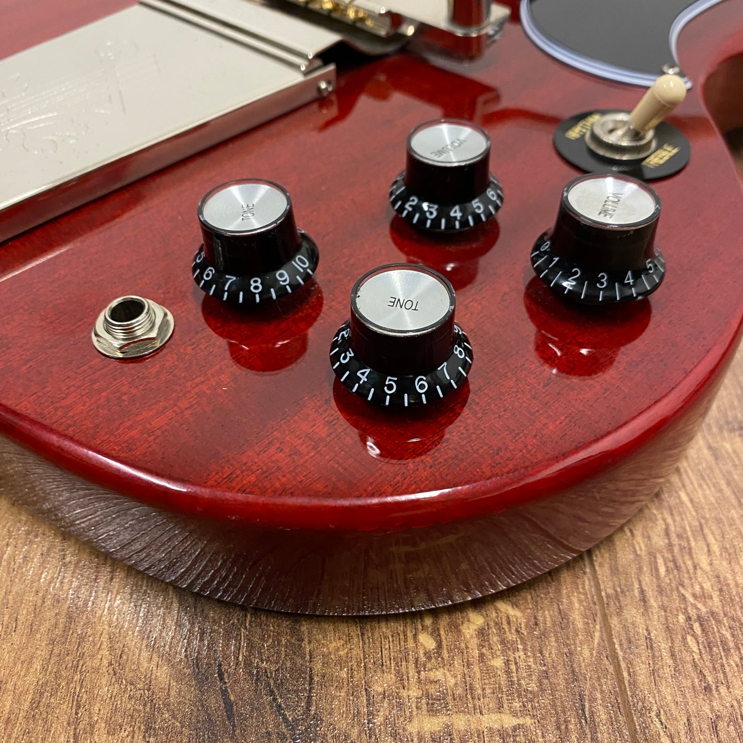 Pre-Owned Epiphone SG Standard Vibrola - Cherry Red