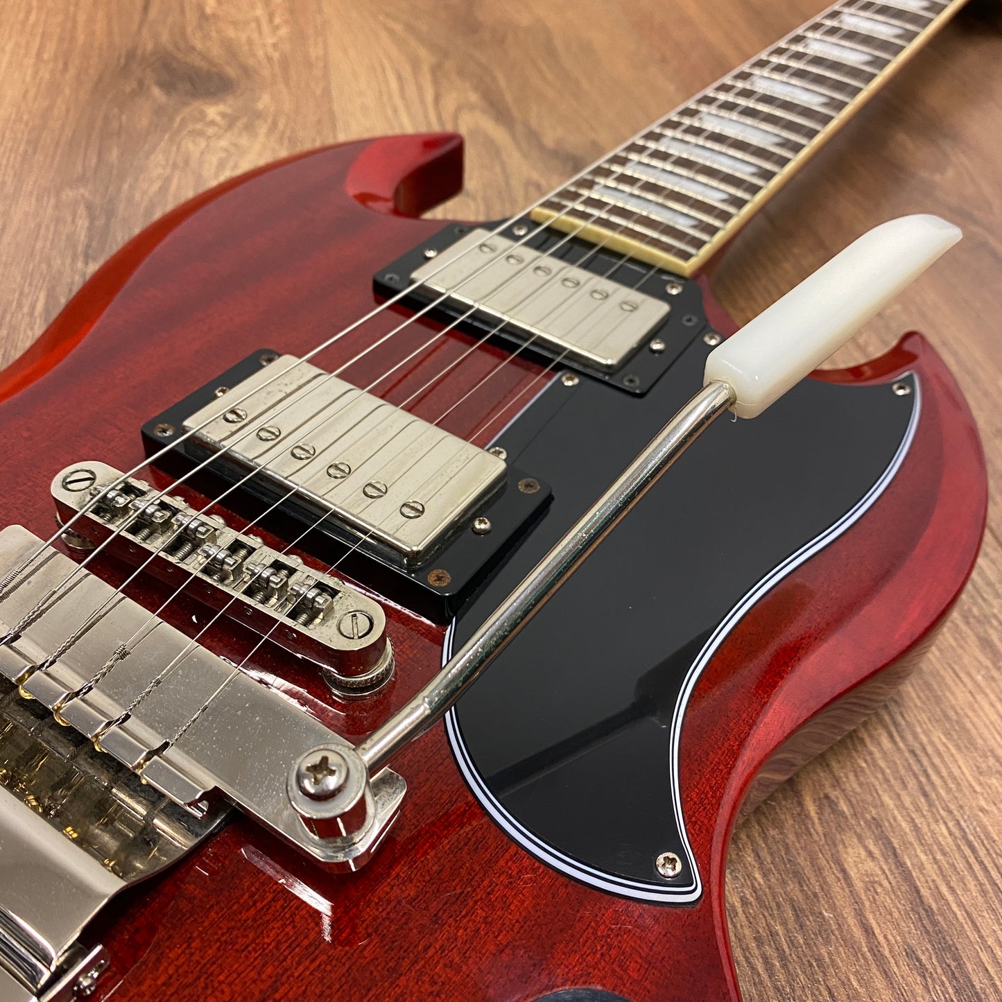 Pre-Owned Epiphone SG Standard Vibrola - Cherry Red