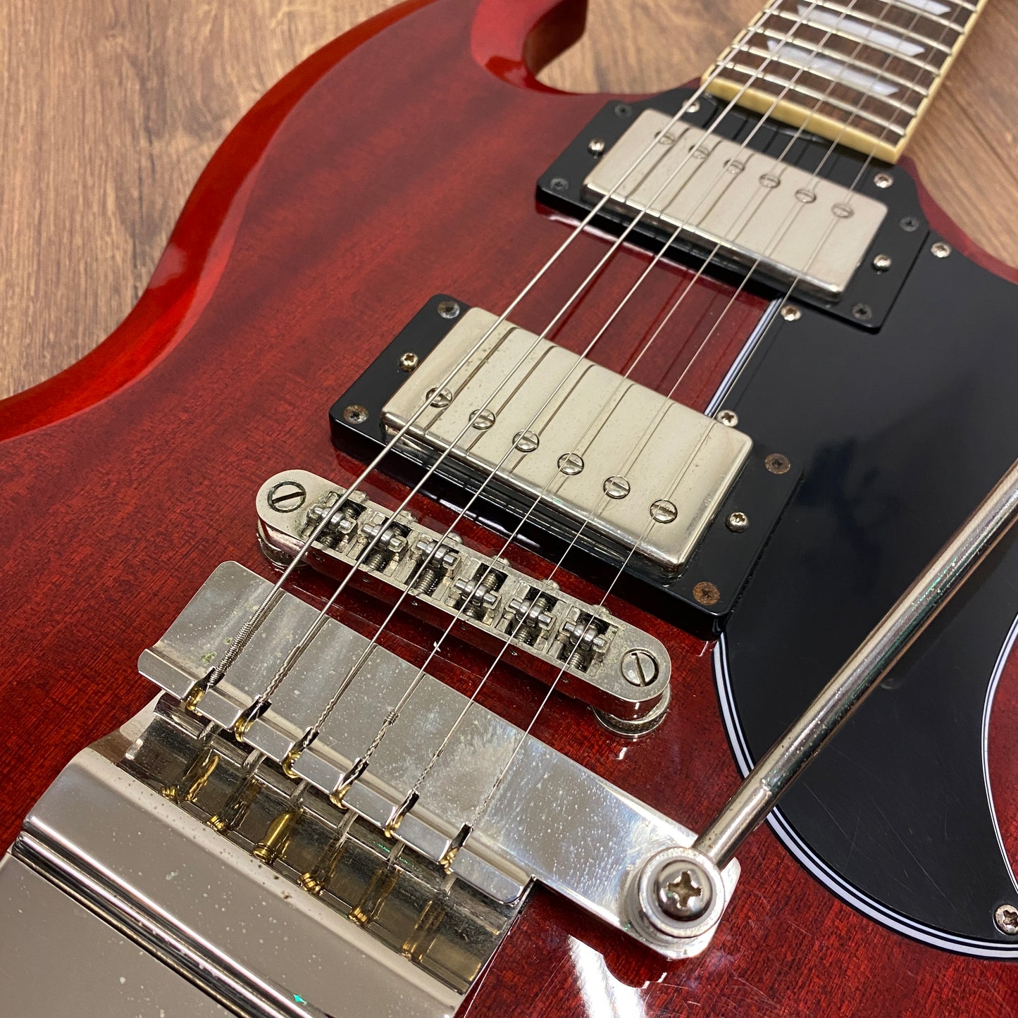 Pre-Owned Epiphone SG Standard Vibrola - Cherry Red