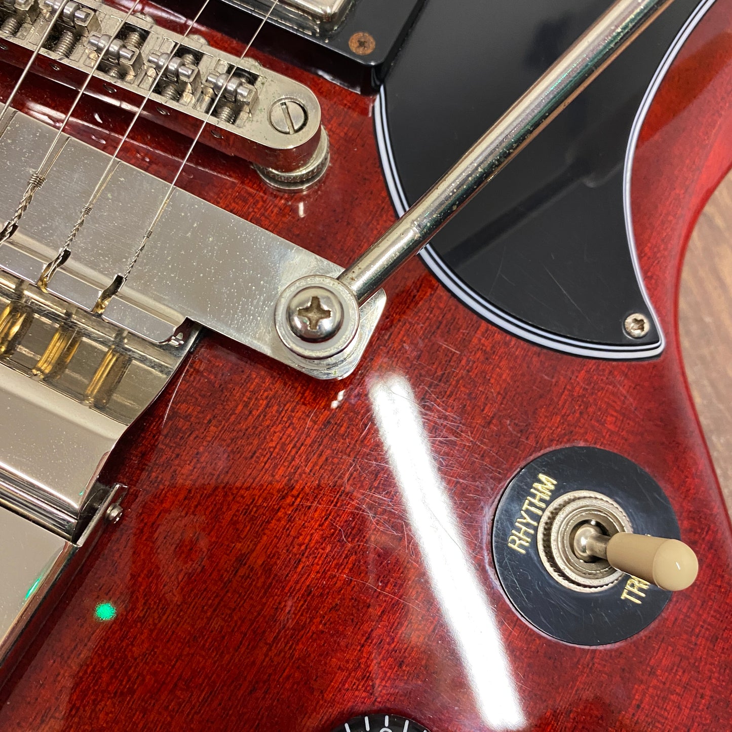 Pre-Owned Epiphone SG Standard Vibrola - Cherry Red