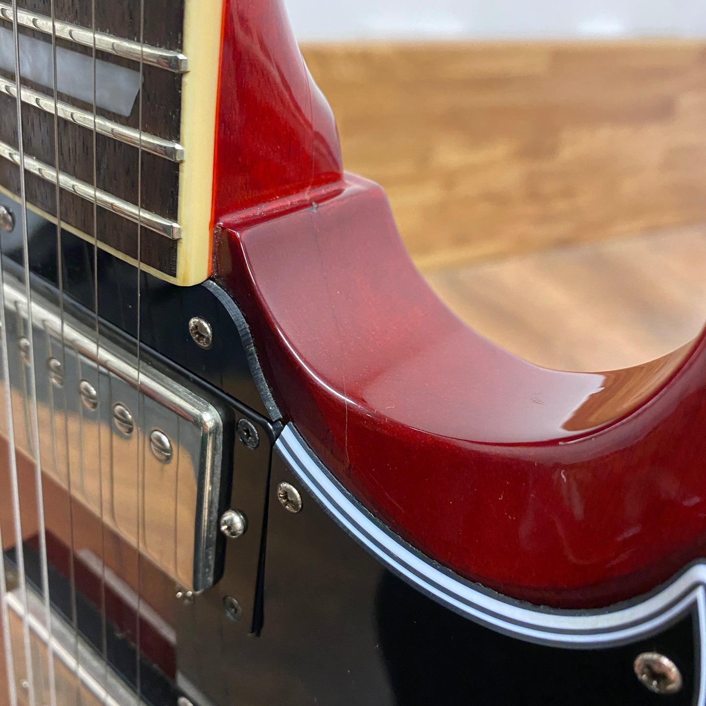 Pre-Owned Epiphone SG Standard Vibrola - Cherry Red