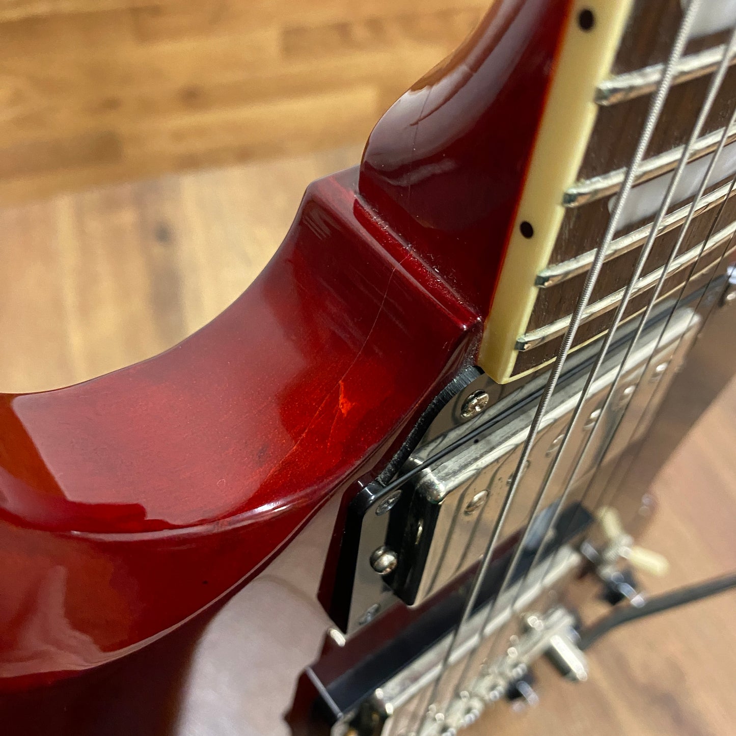 Pre-Owned Epiphone SG Standard Vibrola - Cherry Red