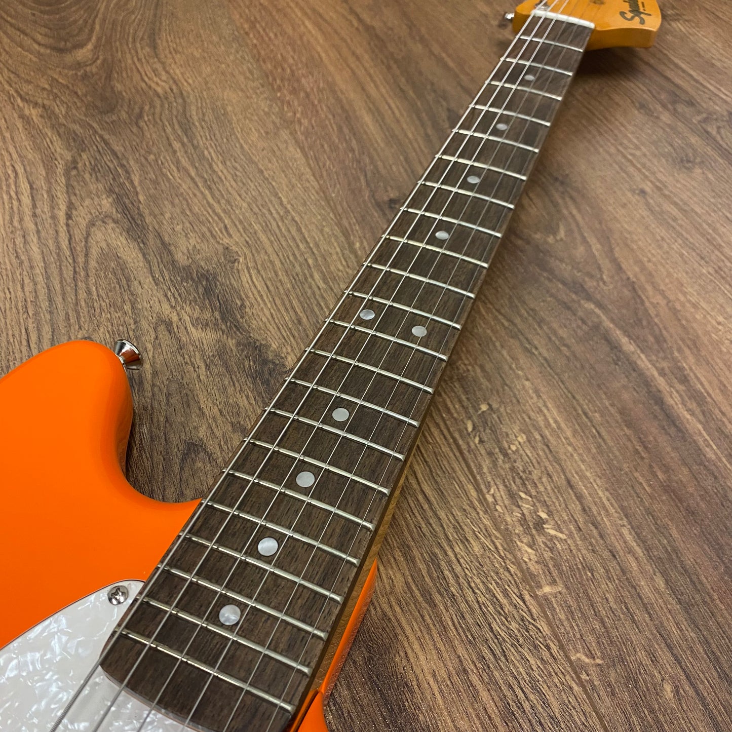 Pre-Owned Squier FSR Classic Vibe '60s Competition Mustang - Capri Orange