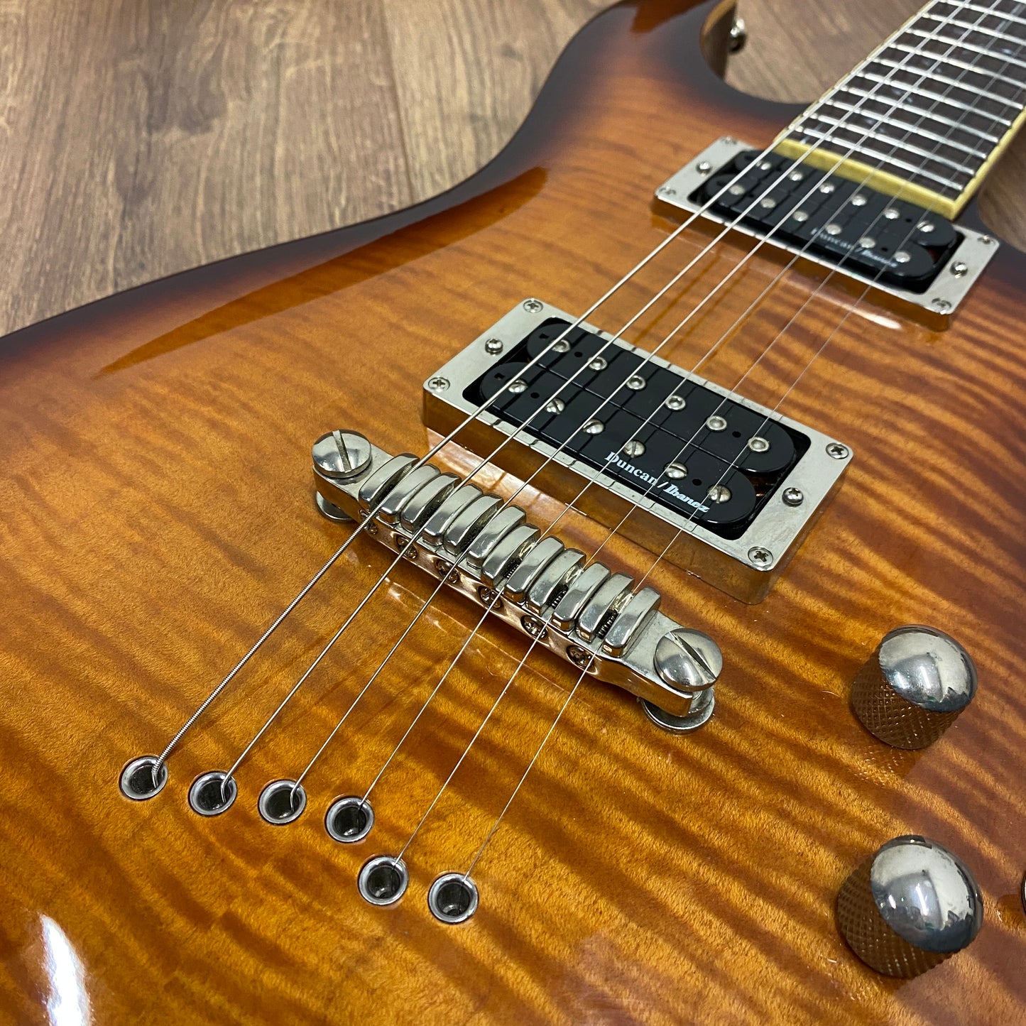 Pre-Owned Ibanez SZ520FM - Flamed Maple Sunburst