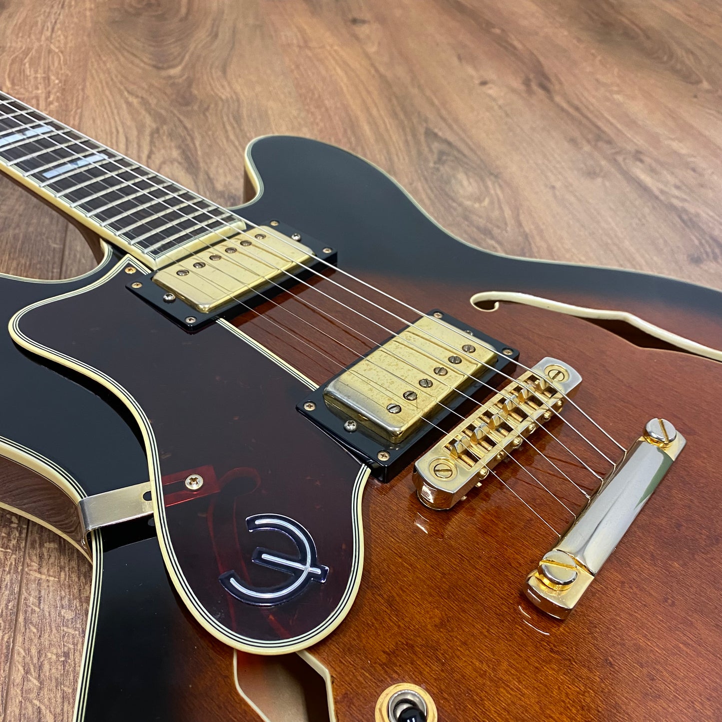 Pre-Owned Epiphone Sheraton MIK - Sunburst - Left Handed - 1997