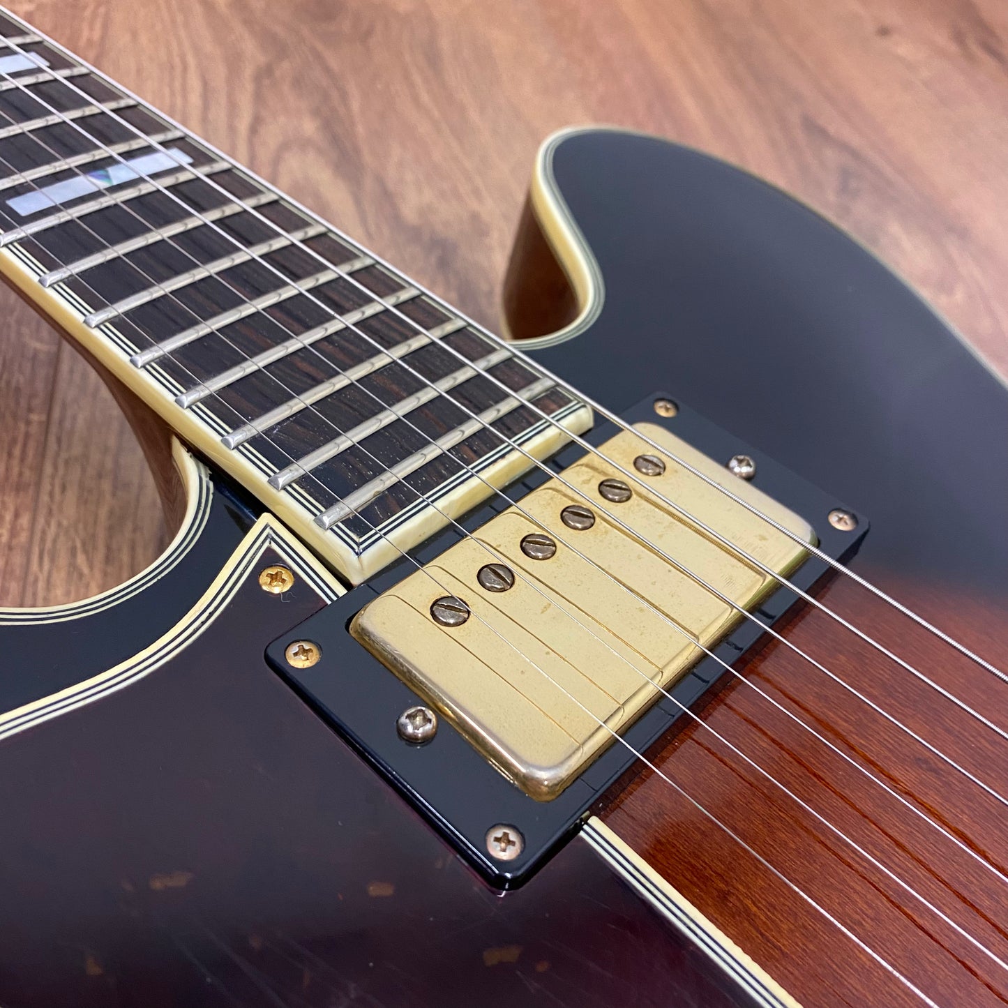 Pre-Owned Epiphone Sheraton MIK - Sunburst - Left Handed - 1997
