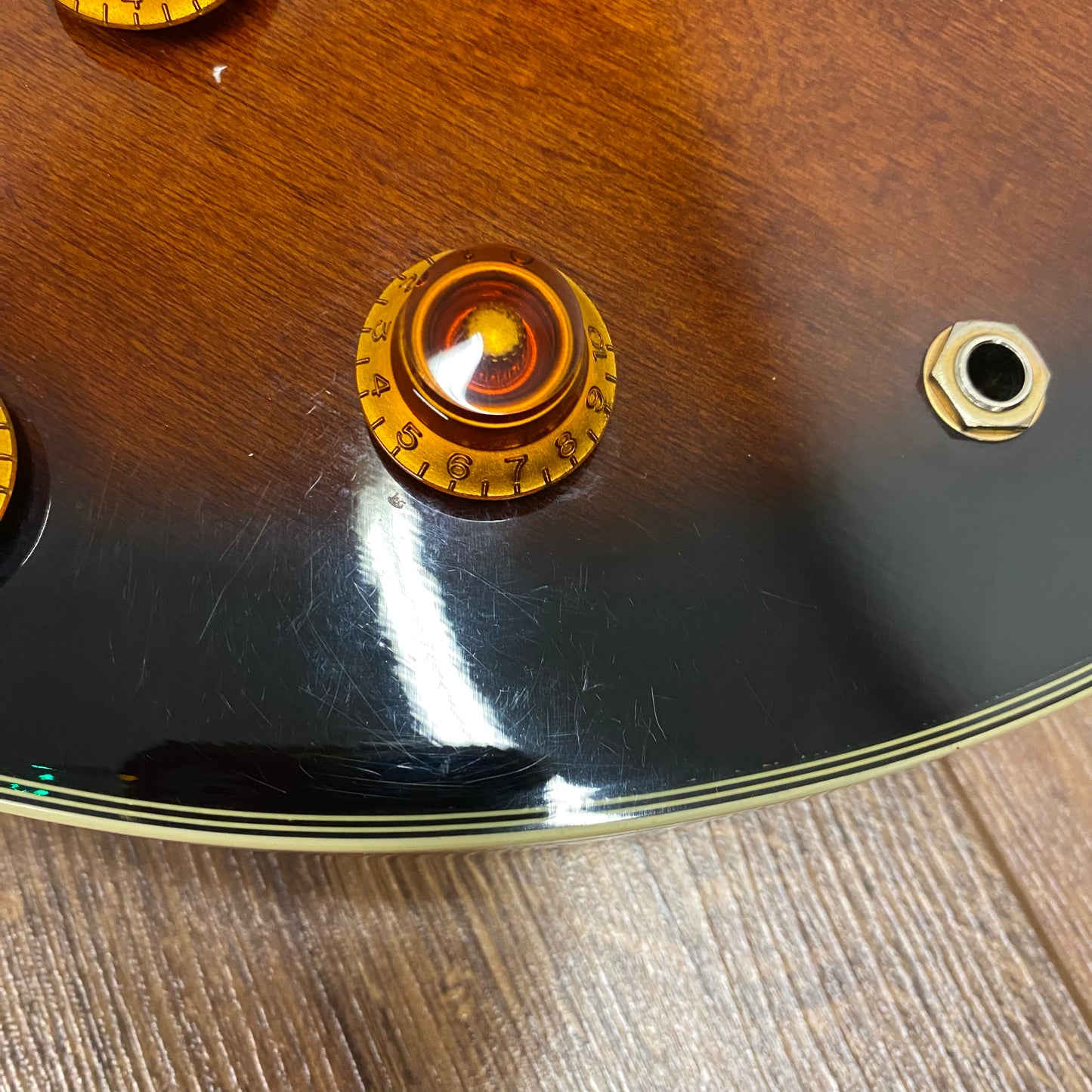 Pre-Owned Epiphone Sheraton MIK - Sunburst - Left Handed - 1997