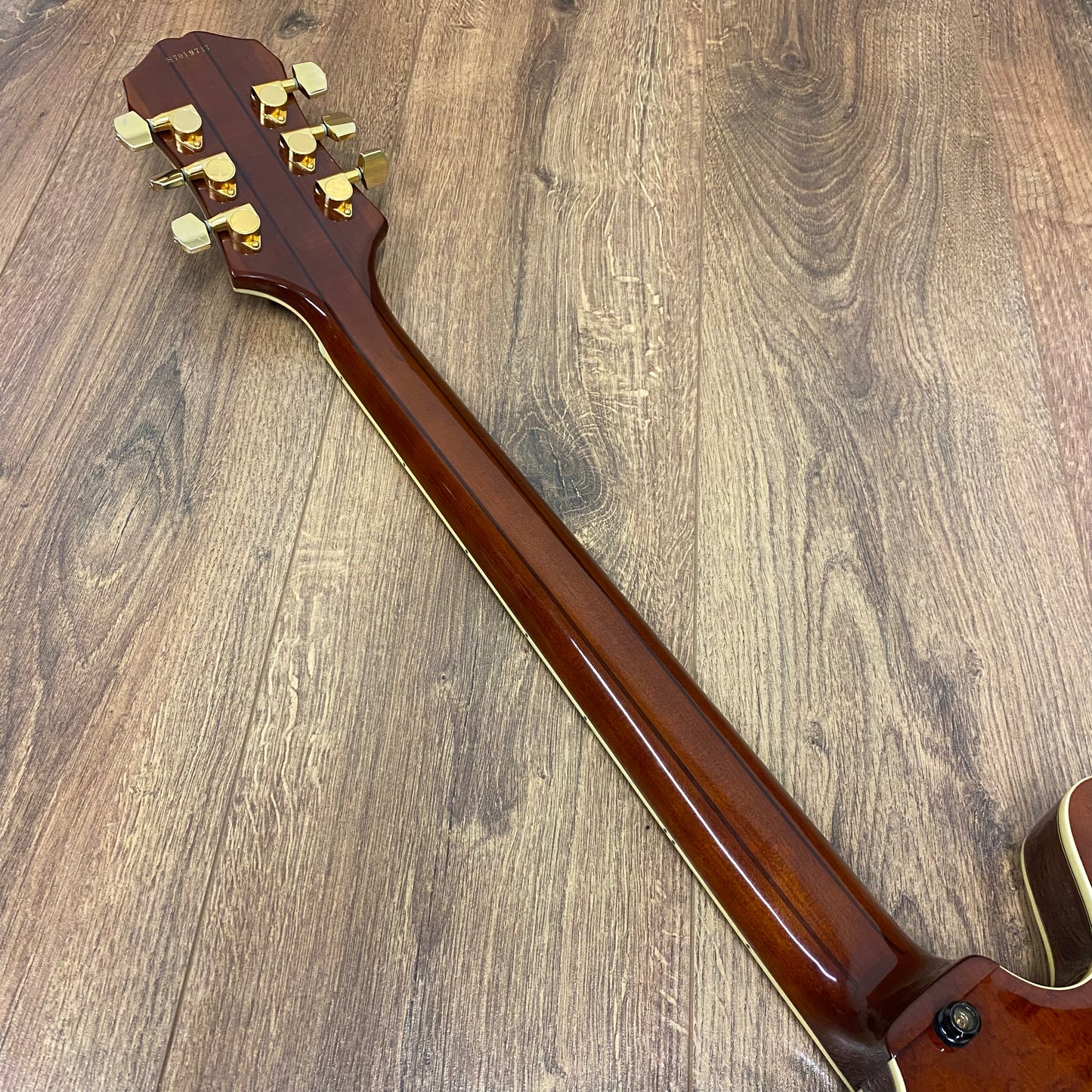 Pre-Owned Epiphone Sheraton MIK - Sunburst - Left Handed - 1997