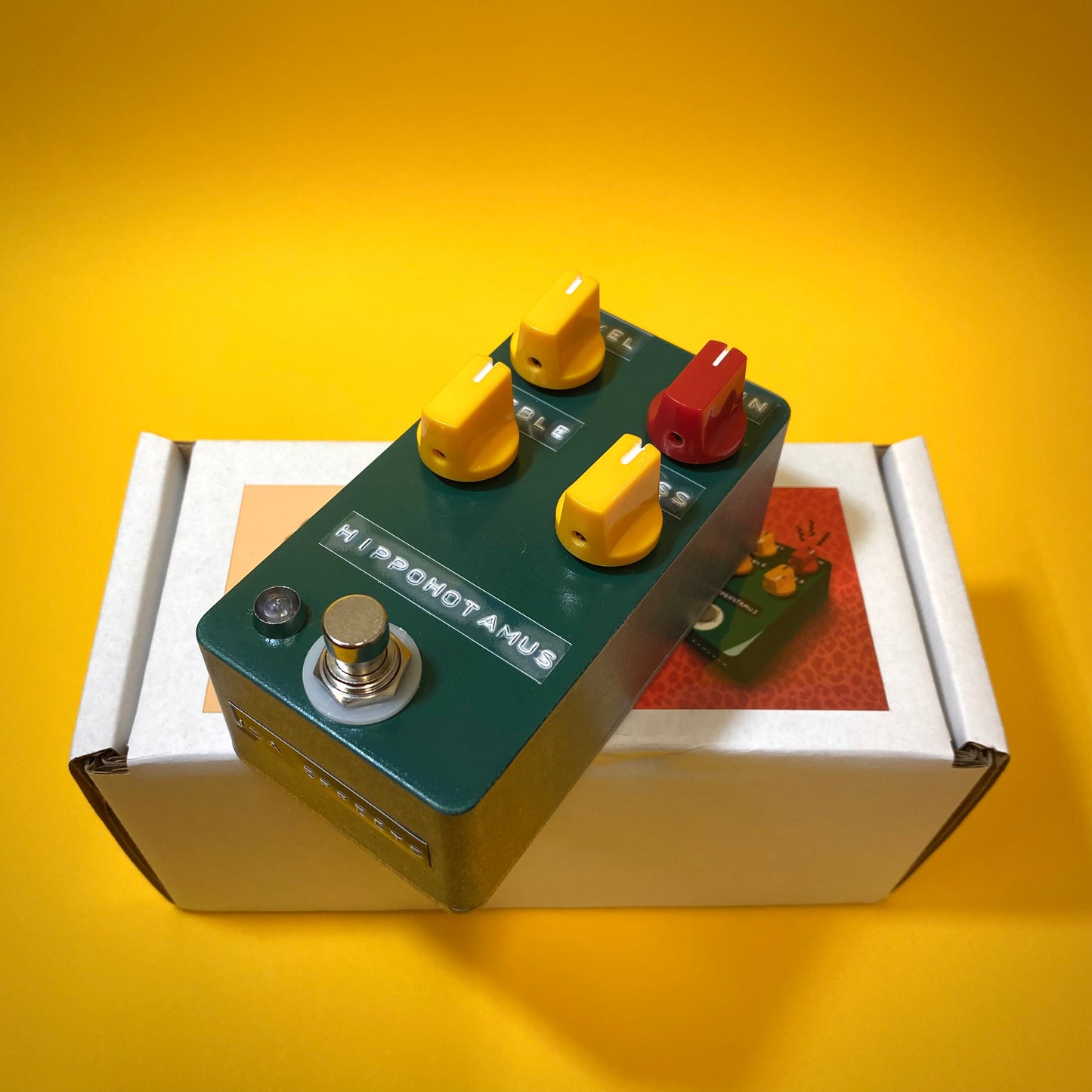 JSA Effects X Hippo Guitars Limited Edition Hippohotamus Overdrive Pedal