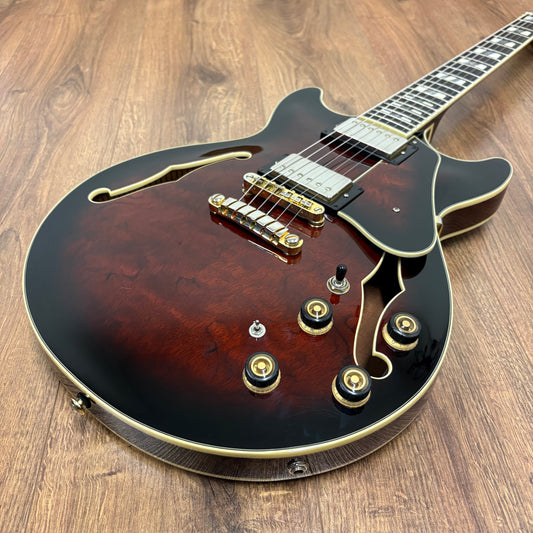 Pre-Owned Ibanez Artstar AM153-DBS - Dark Brown Sunburst