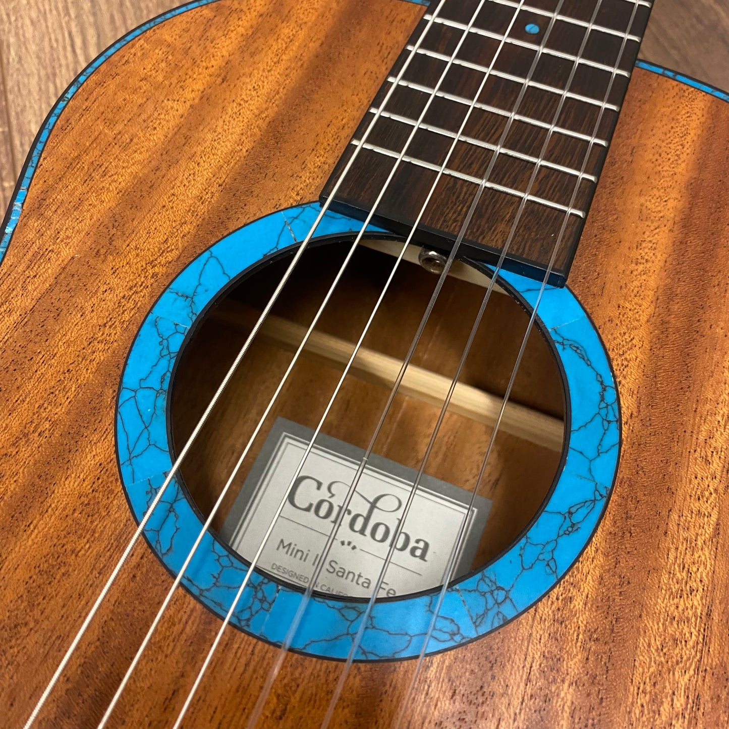 Pre-Owned Cordoba Mini II Santa Fe - Reconstituted Turquoise Mahogany