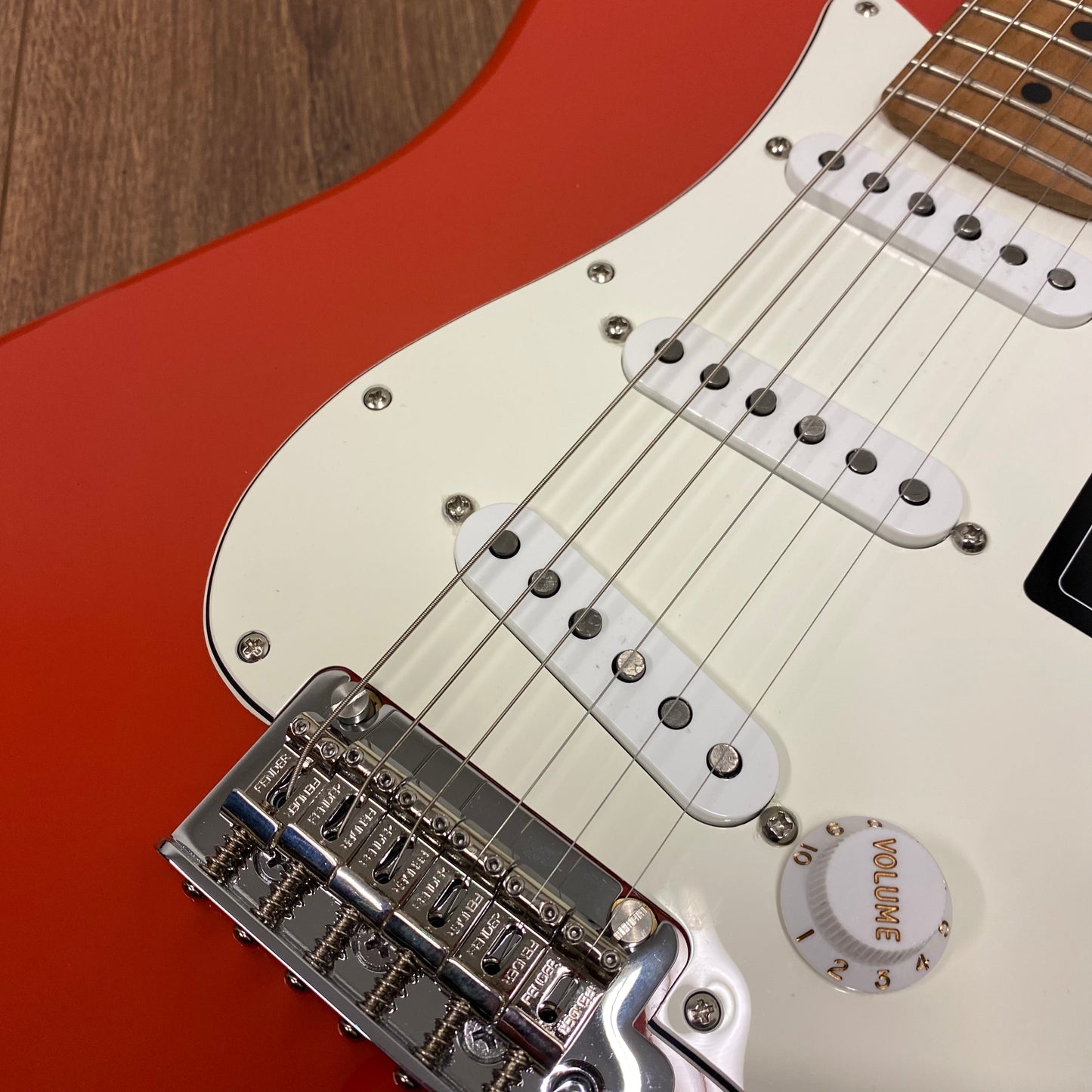 Pre-Owned Fender Roasted Player Stratocaster - Fiesta Red