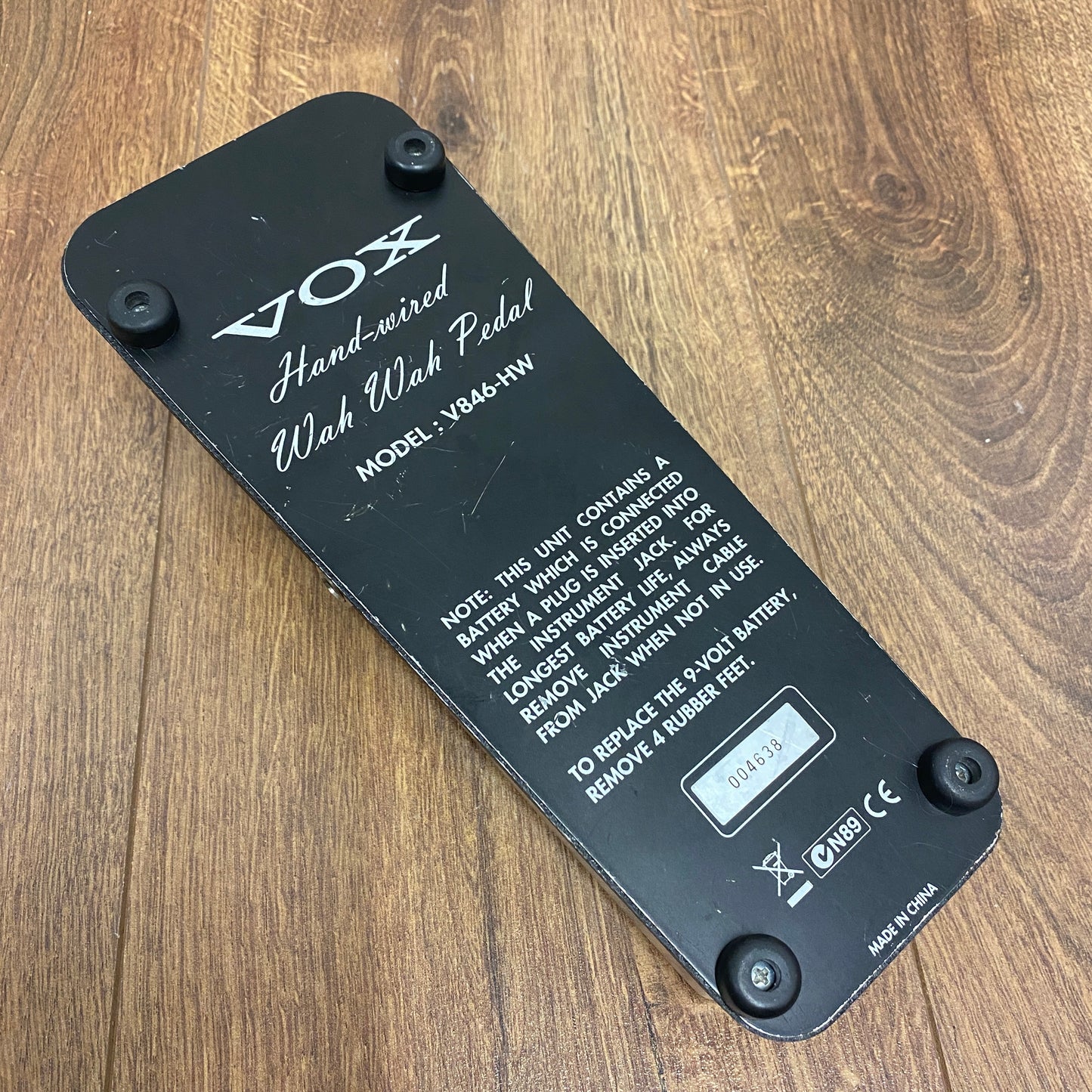 Pre-Owned Vox V846 Hand-wired Wah Pedal