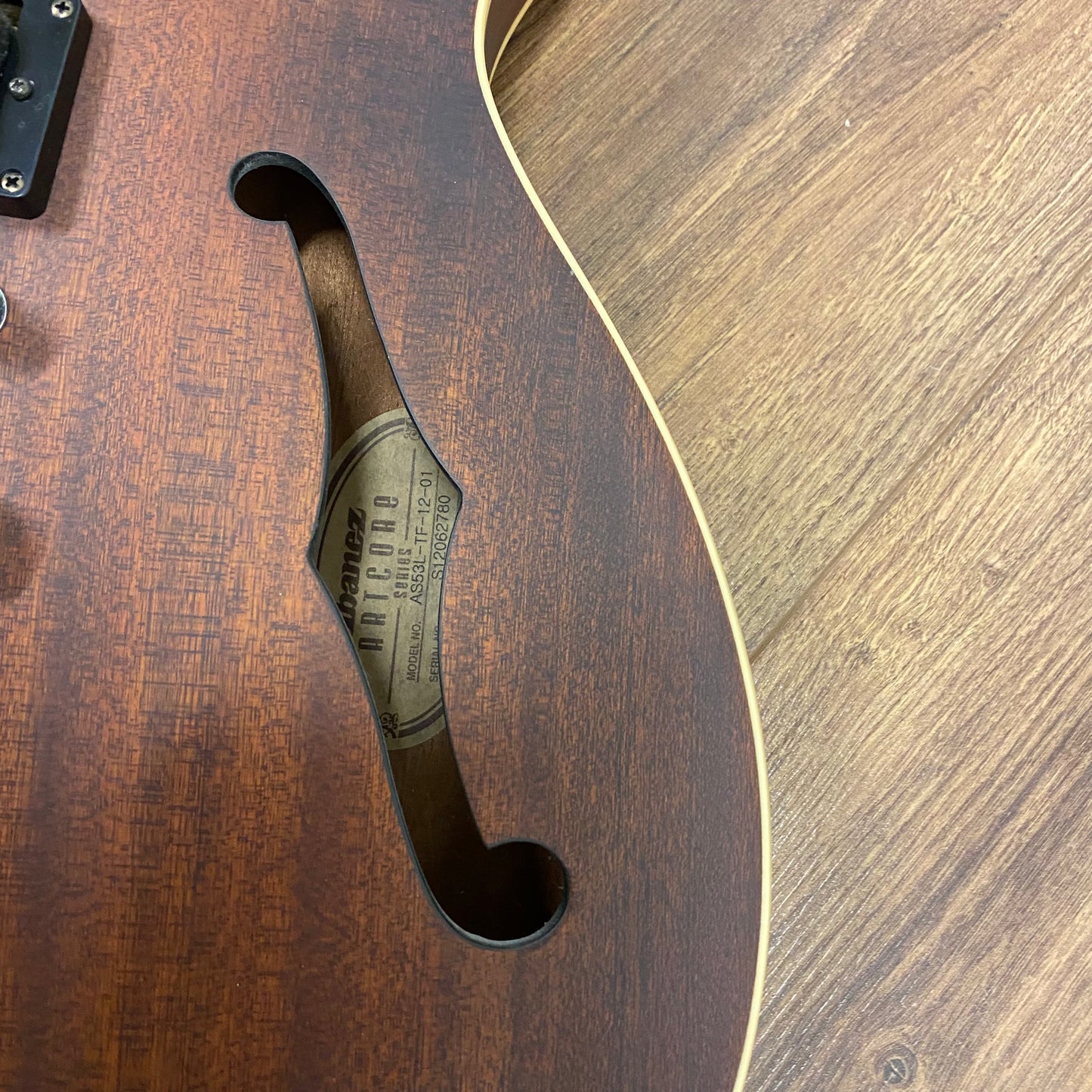Pre-Owned Ibanez AS53L - Left Handed - Walnut