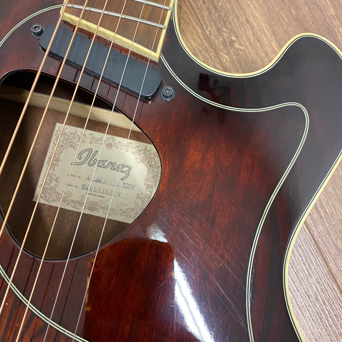 Pre-Owned Ibanez TCM50 Talman - Vintage Brown Burst