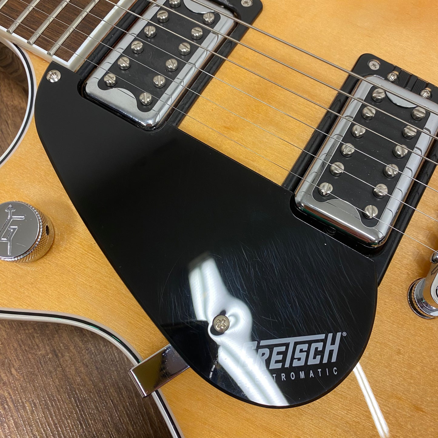 Pre-Owned Gretsch G5222 Electromatic Double Jet BT - Left Handed - Aged Natural