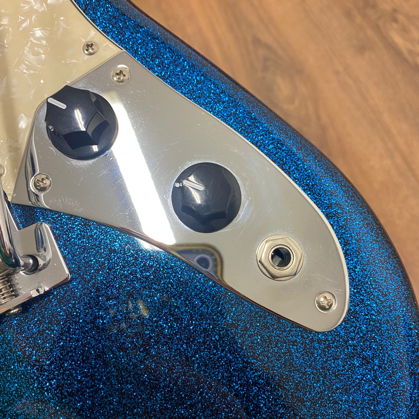 Pre-Owned Squier Paranormal Super-Sonic - Blue Sparkle