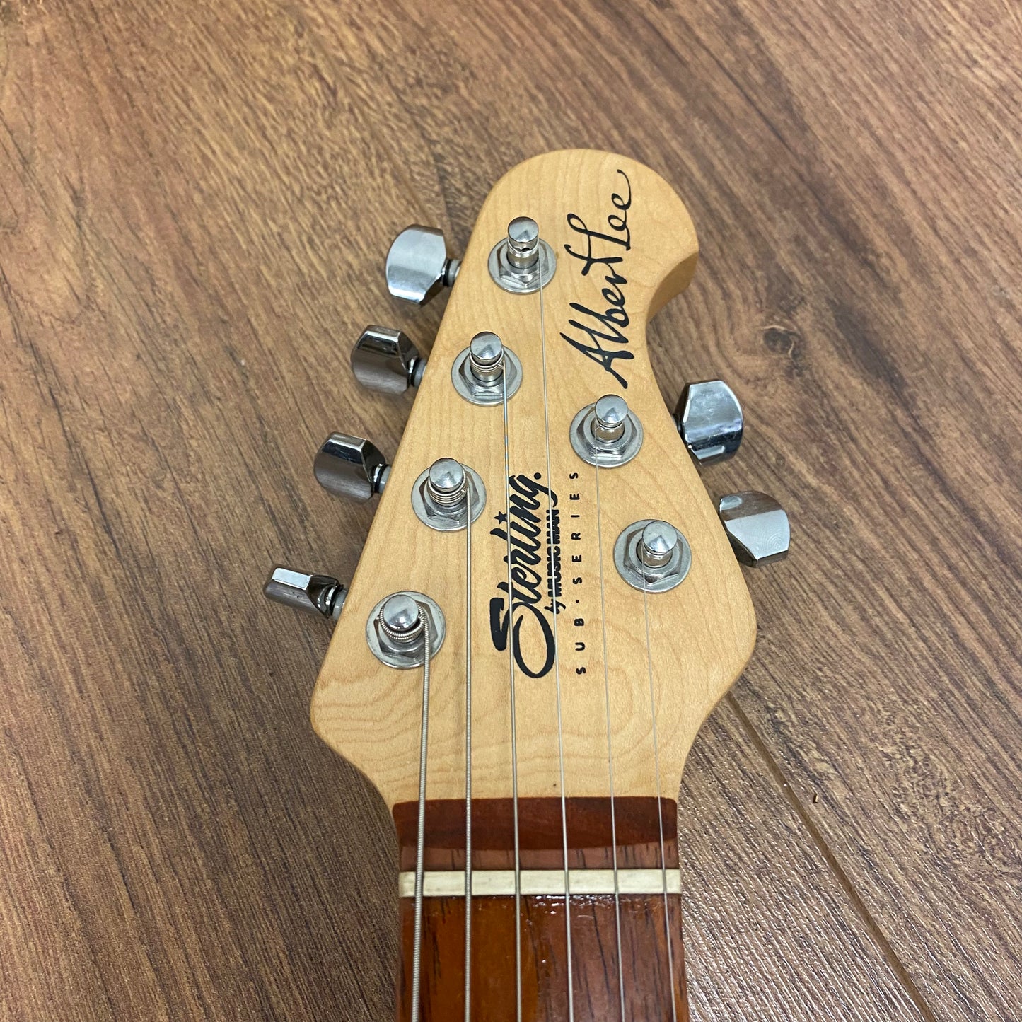 Pre-Owned Sterling by Music Man SUB Albert Lee - Daphne Blue
