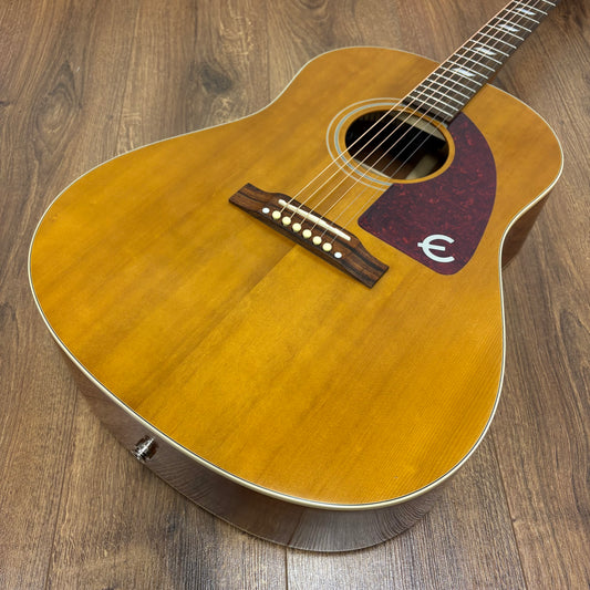 Pre-Owned Epiphone Masterbilt Texan Electro-Acoustic - Antique Natural