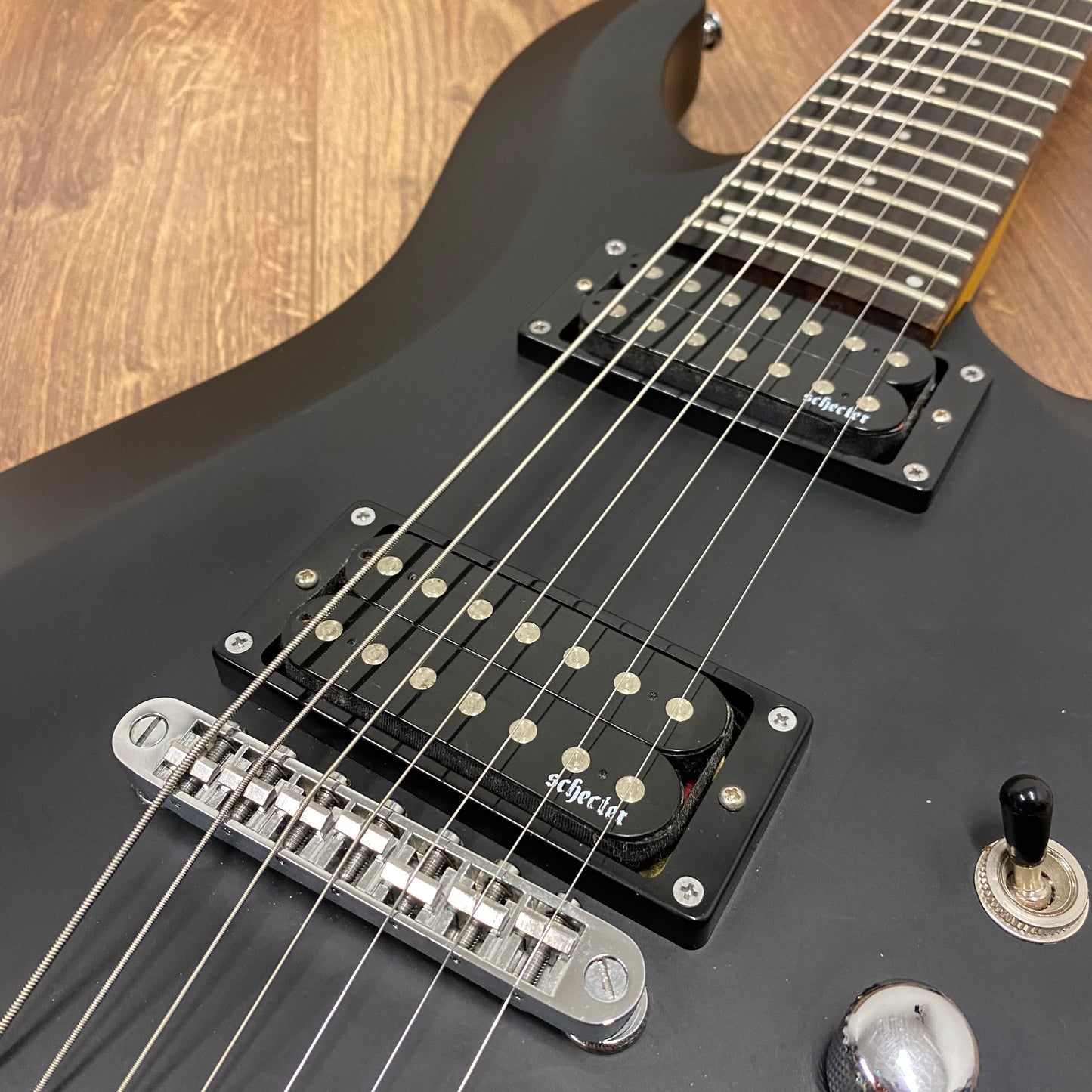 Pre-Owned Schecter C-7 Deluxe 7-String - Satin Black