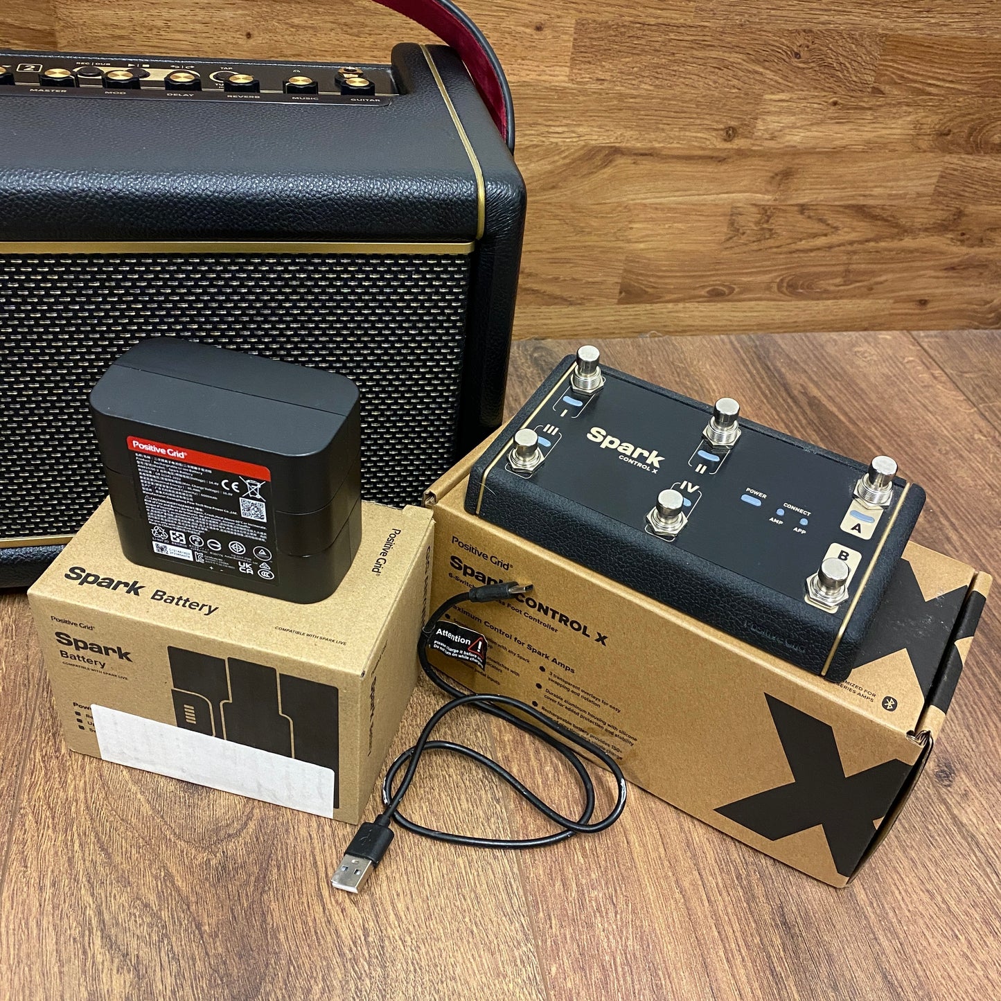 Pre-Owned Positive Grid Spark 2 50W Amp w/ Control x Footswitch & Spark Battery