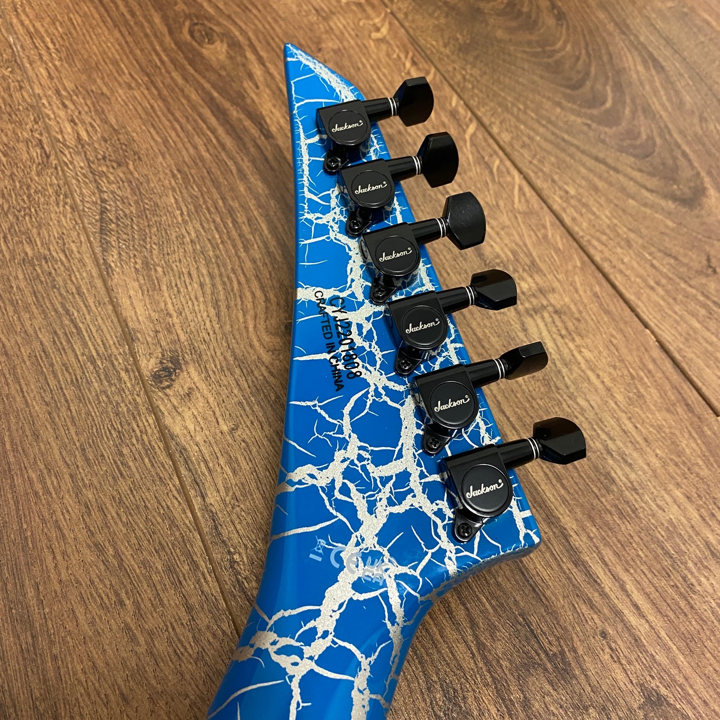Pre-Owned Jackson X Series Soloist SL3X DX - Frost Byte Crackle