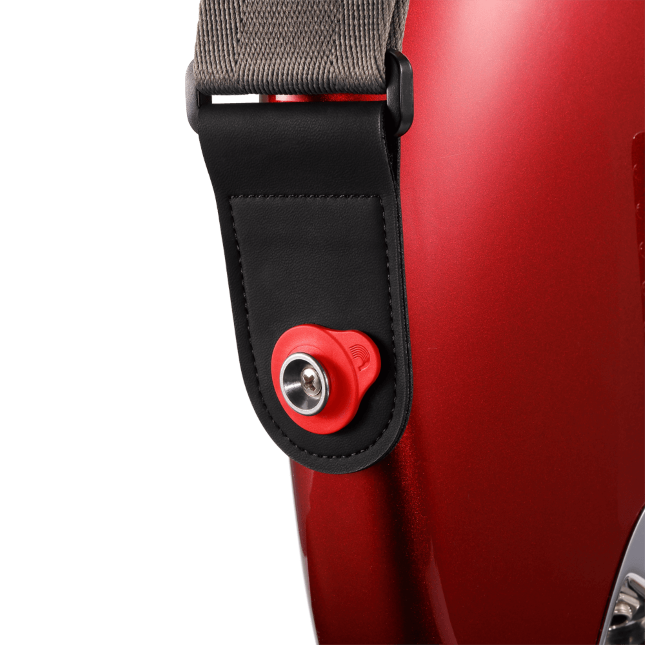 D'Addario Flex Lock Strap Block - Red
