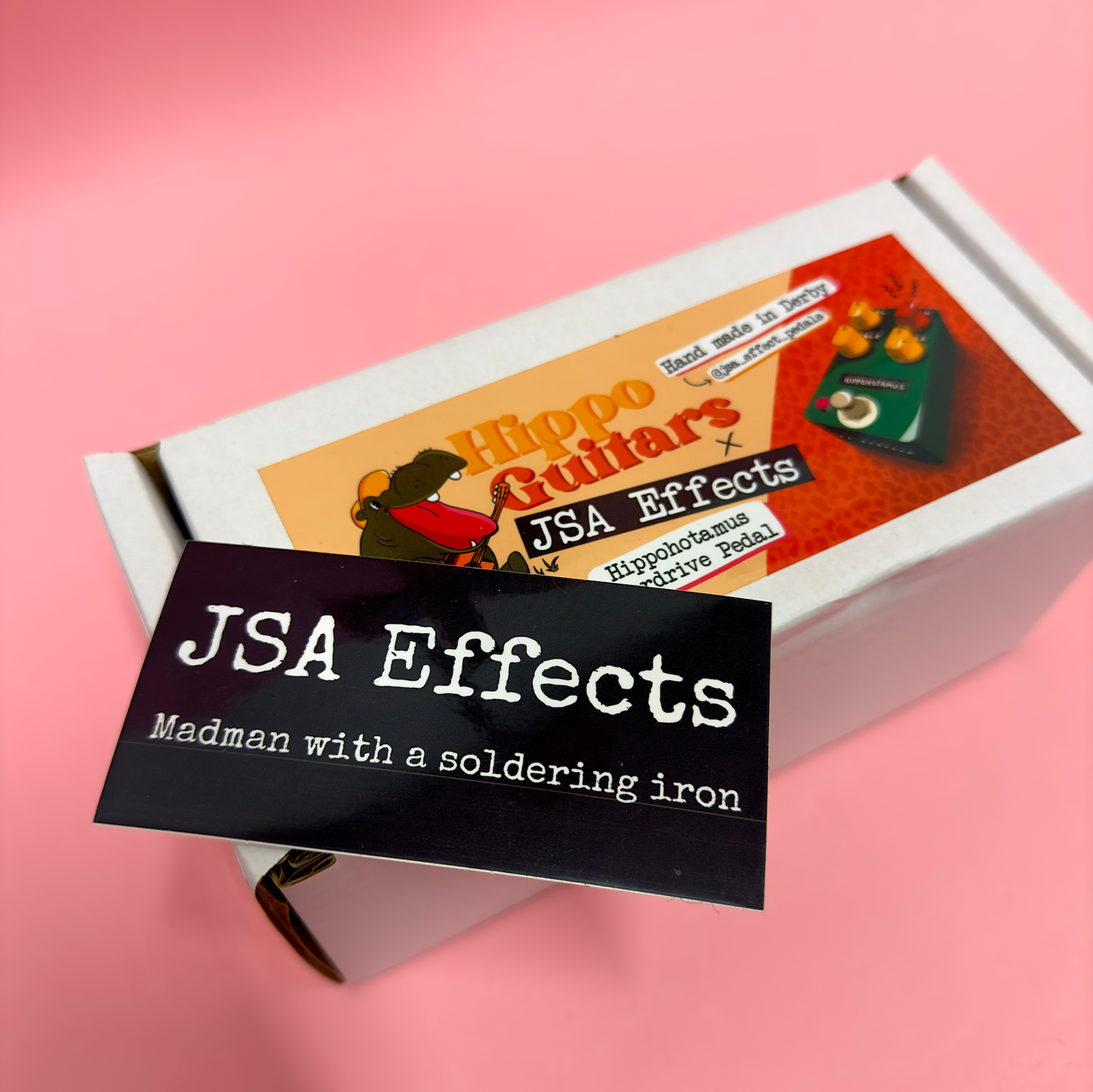 JSA Effects X Hippo Guitars Limited Edition Hippohotamus Overdrive Pedal