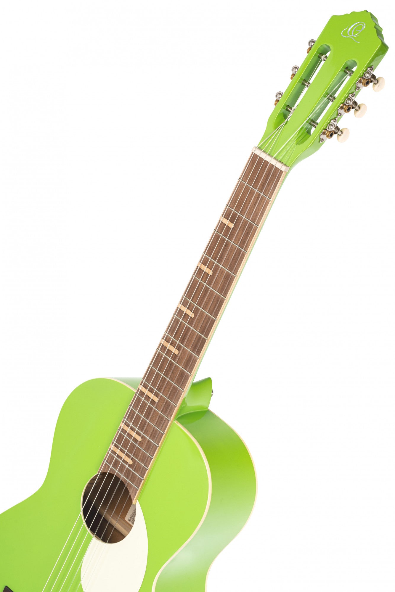 Ortega Gaucho Series RGA-GAP - Parlour Classical Guitar - Green Apple inc. Matching Bag