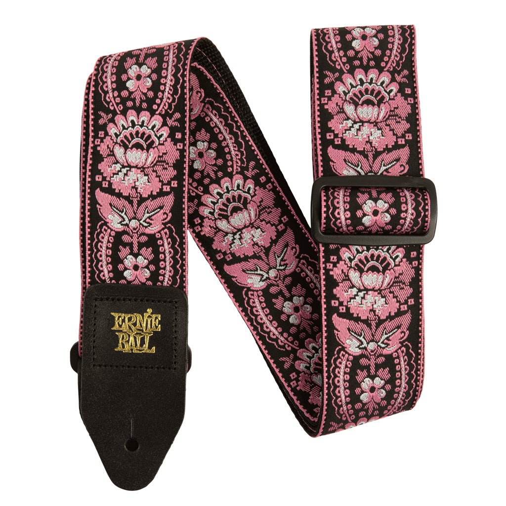 Ernie Ball Jacquard Guitar Strap - Pink Orleans